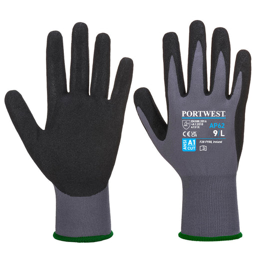 Portwest Grip 15 Nitrile Sandy Aqua Glove - Race Rally Supplies