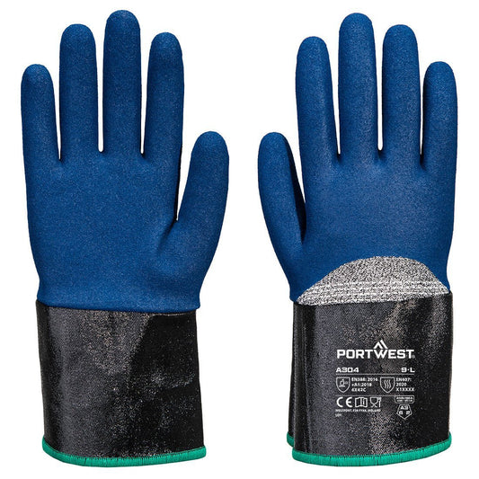Portwest Grip C13 Nitrile Foam Extend Cuff Glove - Race Rally Supplies