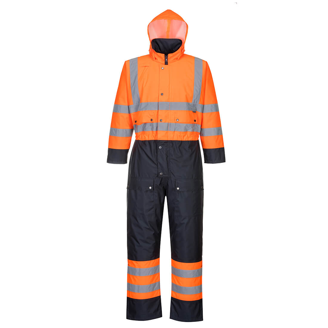Portwest Hi - Vis Contrast Winter Coverall - Race Rally Supplies