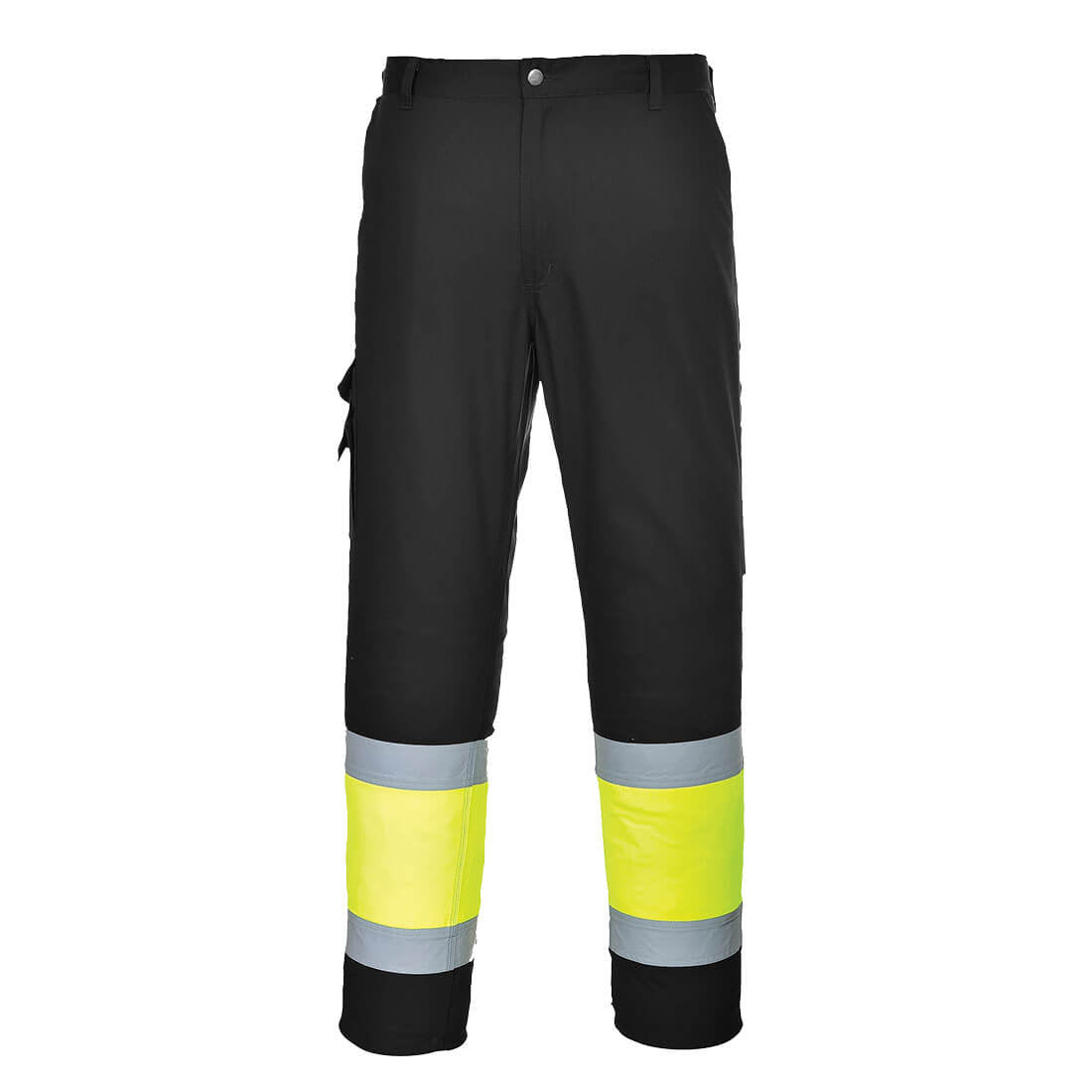 Portwest Hi - Vis Lightweight Contrast Class 1 Service Trousers - Race Rally Supplies