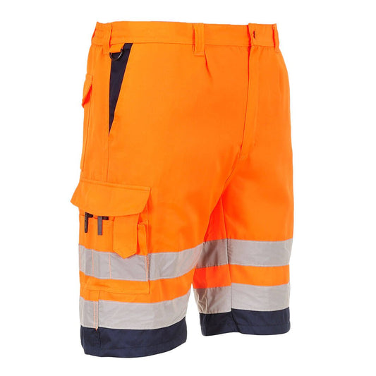 Portwest Hi-Vis Lightweight Polycotton Shorts - Race Rally Supplies