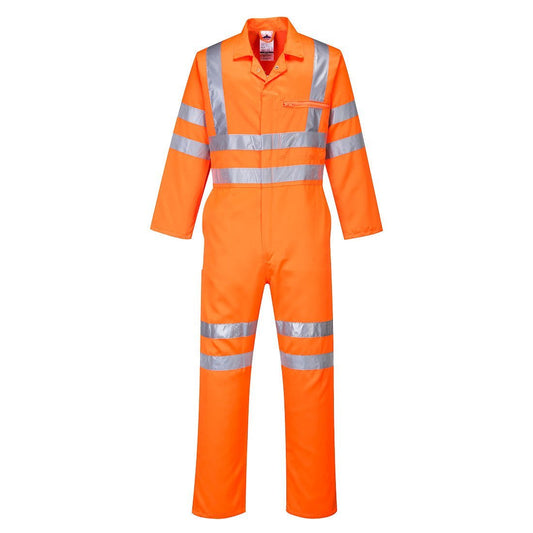 Portwest Hi-Vis Polycotton Service Coverall - Race Rally Supplies