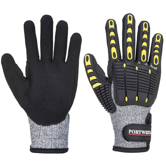 Portwest Impact C13 Nitrile Sandy Reinforced Palm Glove - Race Rally Supplies