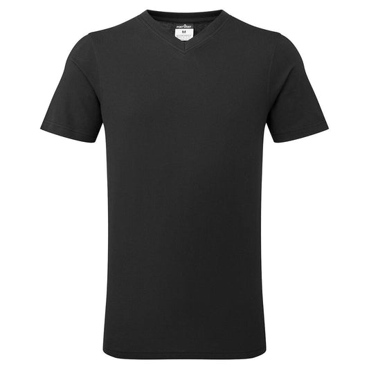 Portwest V - Neck Cotton T-Shirt S/S - Race Rally Supplies