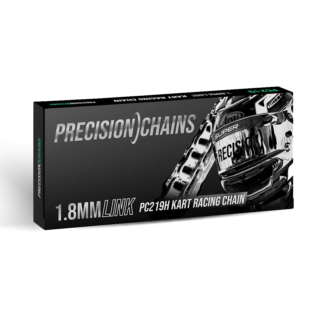 Precision Chains PC219H 1.8mm Link Kart Chain | High - Performance 219H Pitch - Race Rally Supplies