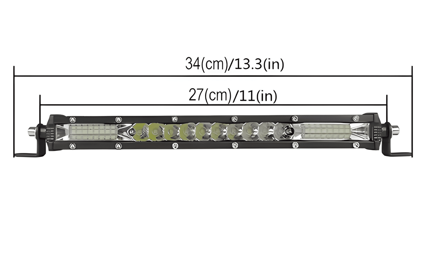 ProLight SR254 - 12V 78W (26×3W) Spot LED Light Bar 254mm Single Row - Race Rally Supplies