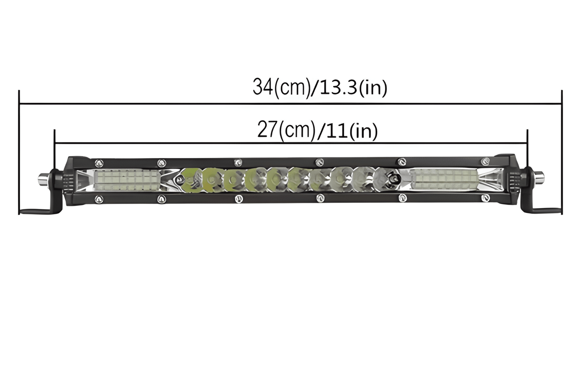 ProLight SR254 - 12V 78W (26×3W) Spot LED Light Bar 254mm Single Row - Race Rally Supplies