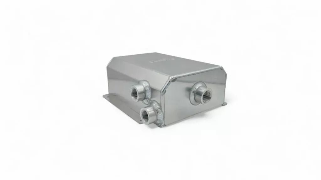 Race Spec Oil Catch Tank (JIC Female Fittings) - Race Rally Supplies