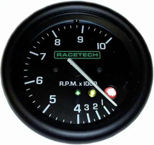 Racetech Stepper Motor Tachometers for 4, 6 & 8 Cylinders - Race Rally Supplies