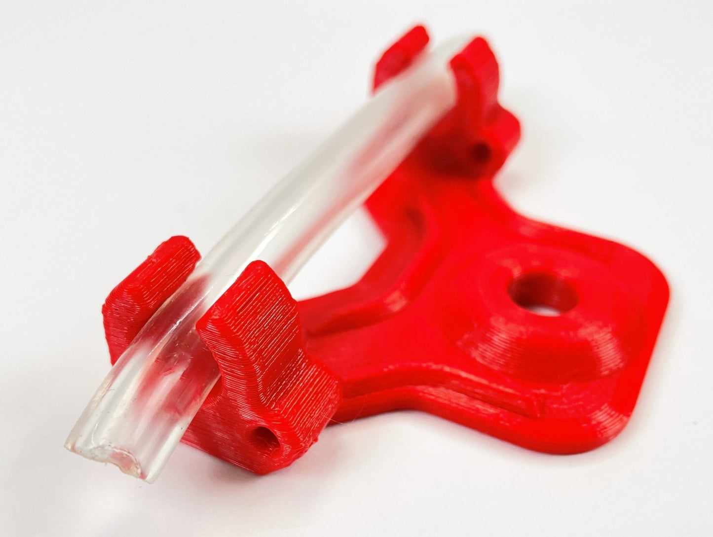 Red Fuel Line Support Bracket - Race Rally Supplies