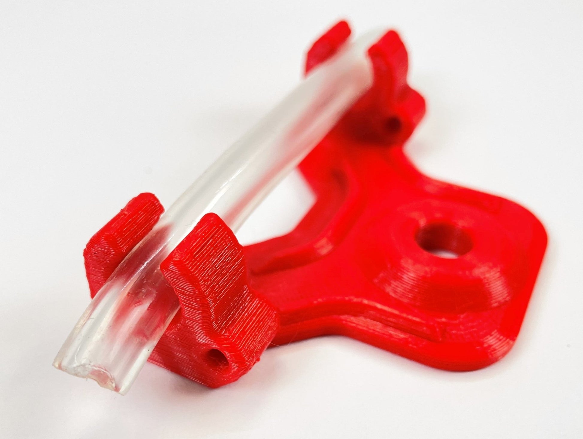 Red Fuel Line Support Bracket - Race Rally Supplies
