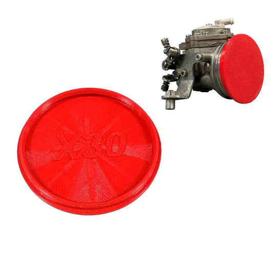 Red Protection Cover for IAME X30 Carburettor - Race Rally Supplies