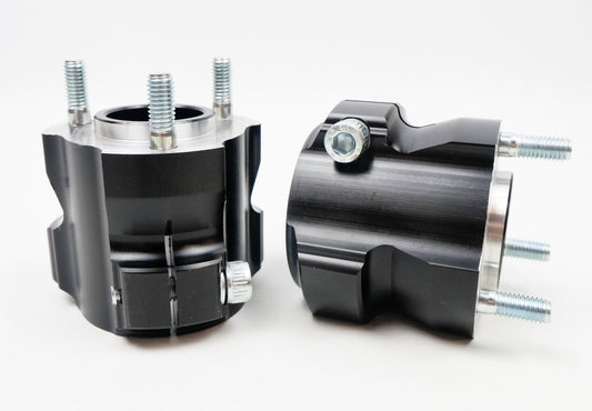 Righetti Ridolfi Black 50mm x 65mm Short Rear Hub Set - Race Rally Supplies