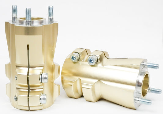 Righetti Ridolfi Gold 50mm x 115mm Long Rear Hub Set - Race Rally Supplies