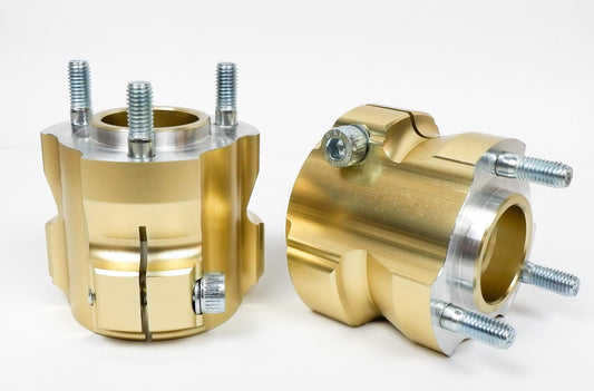 Righetti Ridolfi Gold 50mm x 65mm Short Rear Hub Set - Race Rally Supplies
