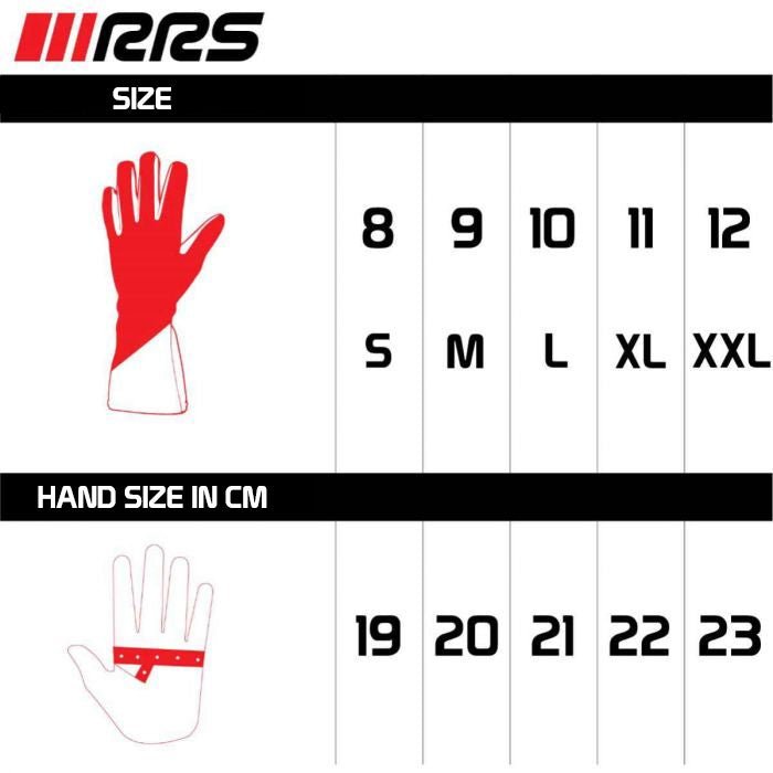 RRS Dynamic Racing Gloves - Race Rally Supplies