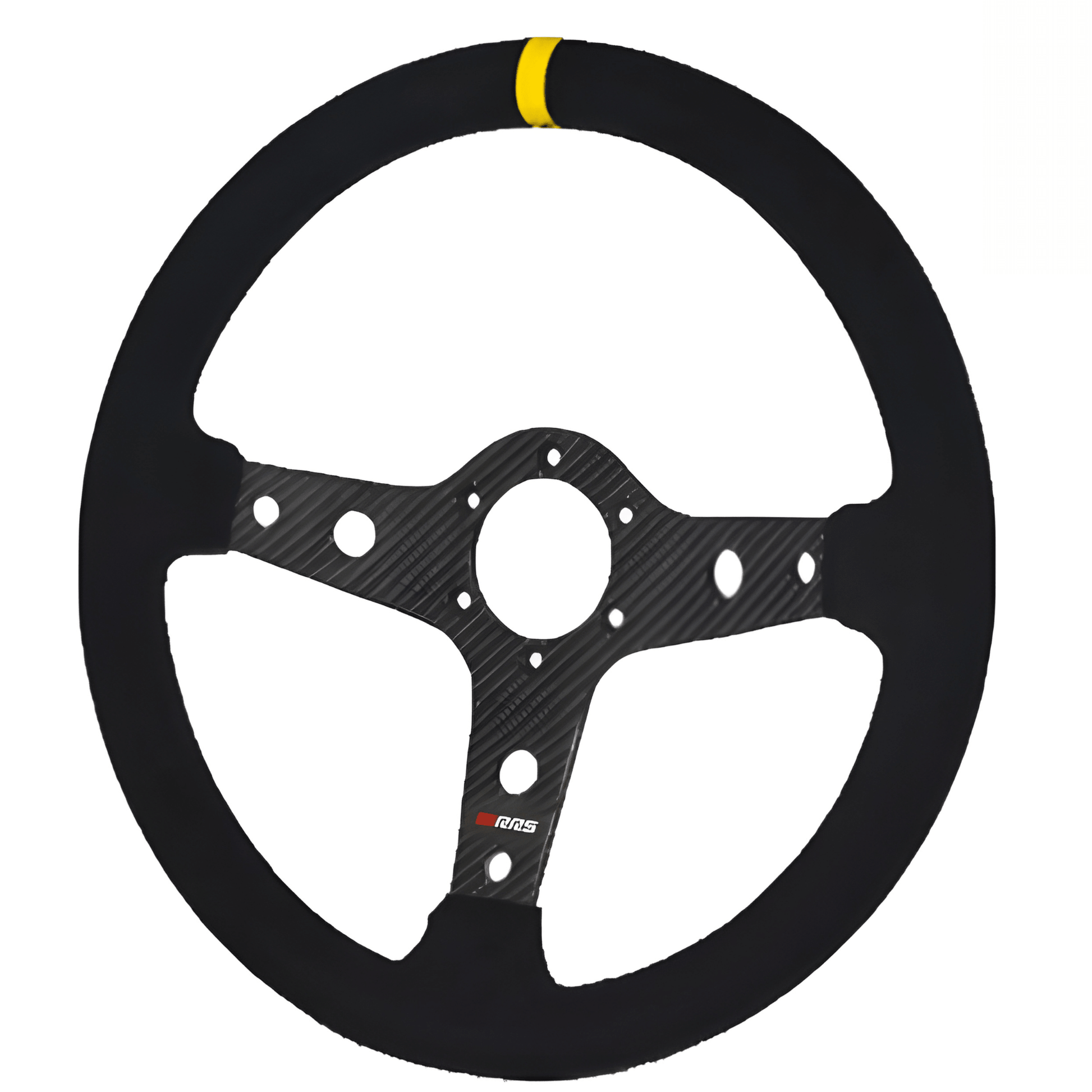 RRS Extra Light Carbon Steering Wheel 350mm Diameter - Race Rally Supplies