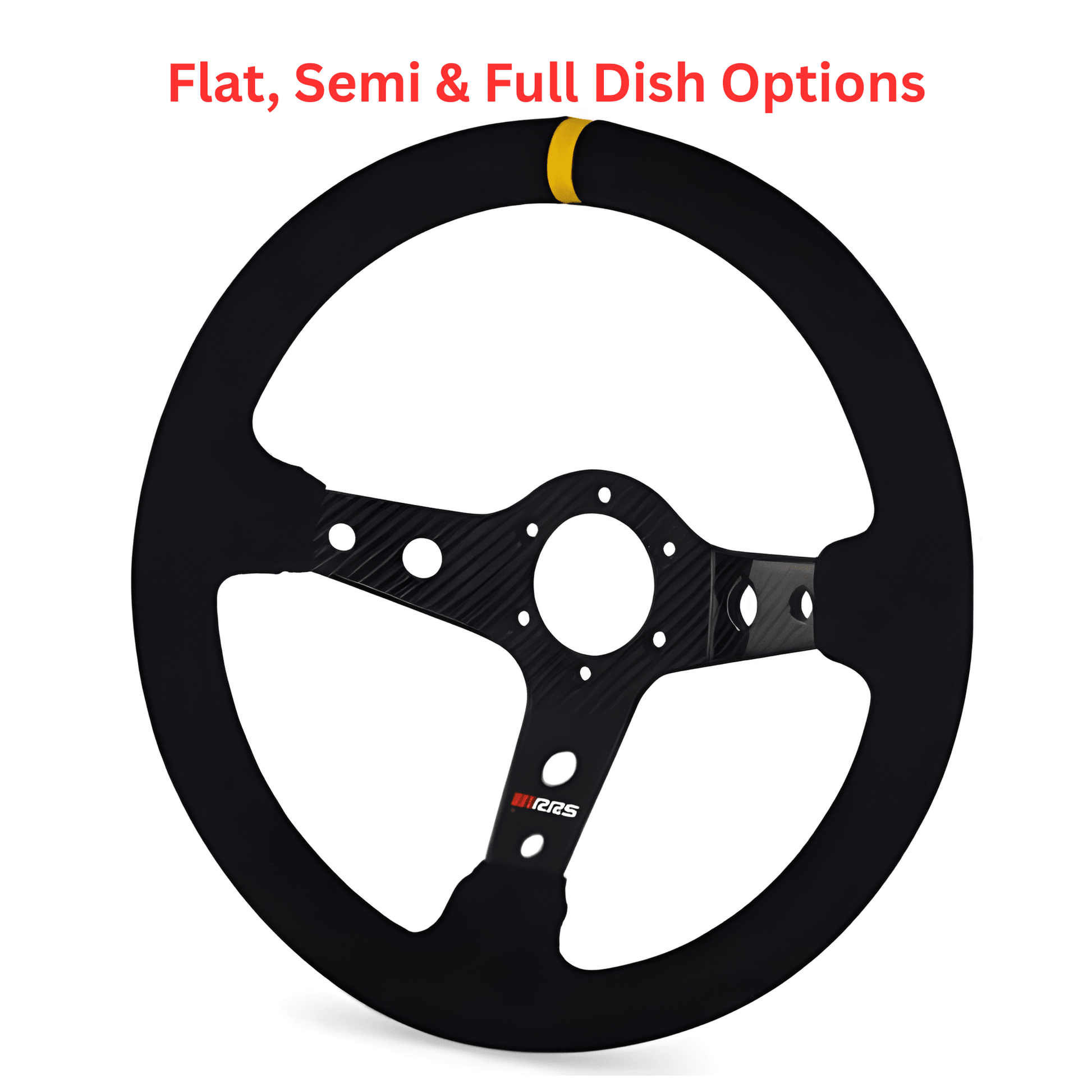 RRS Extra Light Carbon Steering Wheel 350mm Diameter - Race Rally Supplies