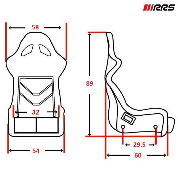 RRS Futura 3 FIA Racing Seat – Lightweight, High-Performance - Race Rally Supplies