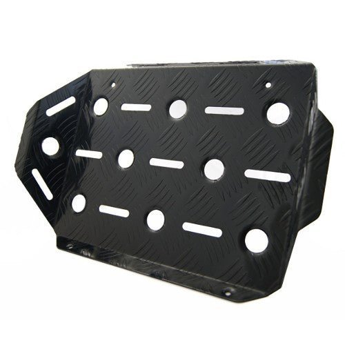 RRS PRO Aluminium Co-Driver Footrest - Black - Race Rally Supplies