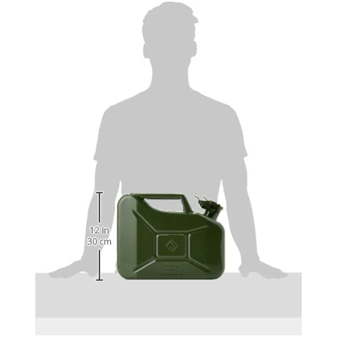Sealey Jerry Can 10Ltr - Green - Race Rally Supplies