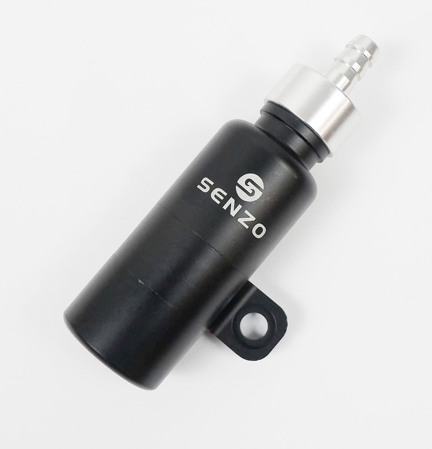 Senzo Black Aluminium Overflow / Recovery Bottle for Radiators - Race Rally Supplies