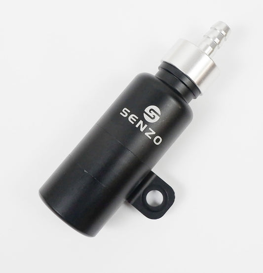 Senzo Black Aluminium Overflow / Recovery Bottle for Radiators - Race Rally Supplies