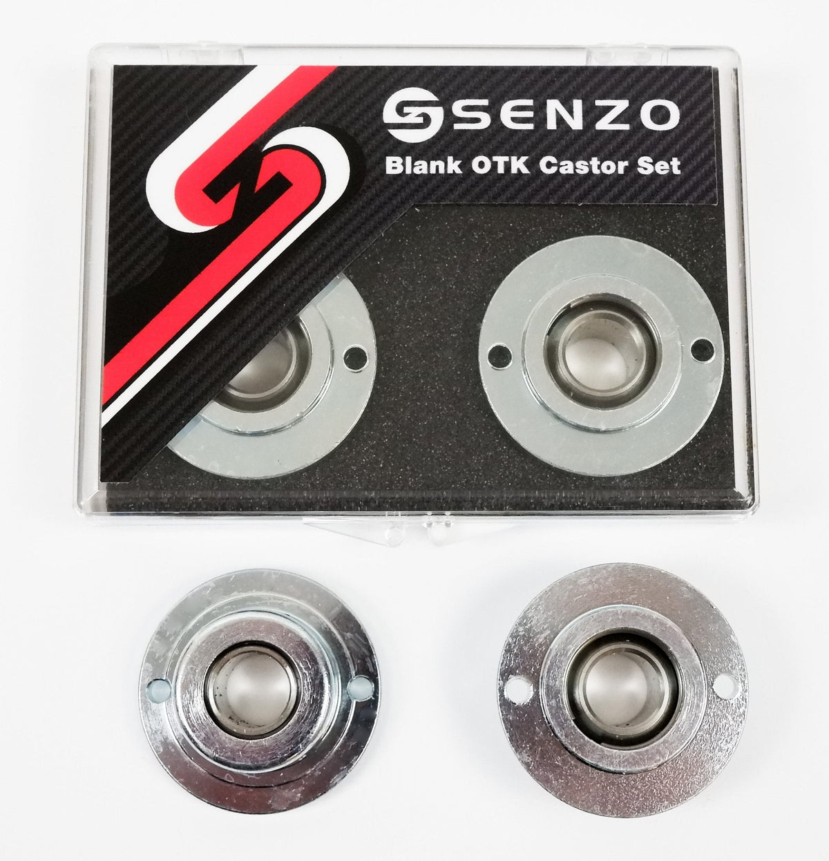 Senzo OTK Tony Kart Special Centre Blank Castor Adjuster Pair - Race Rally Supplies