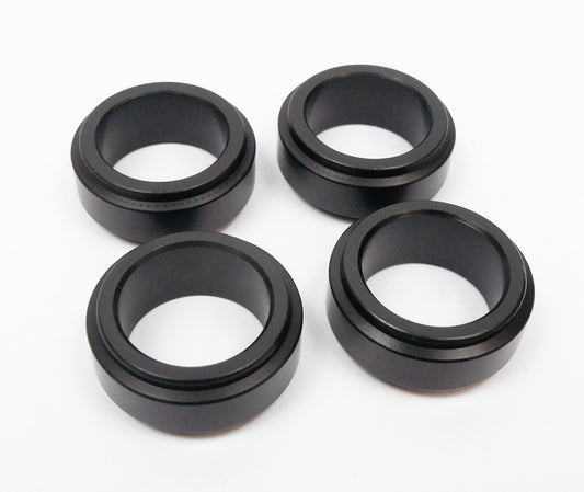 Set of 4 17mm x 10mm Aluminium Universal Stub Axle Spacers - Race Rally Supplies