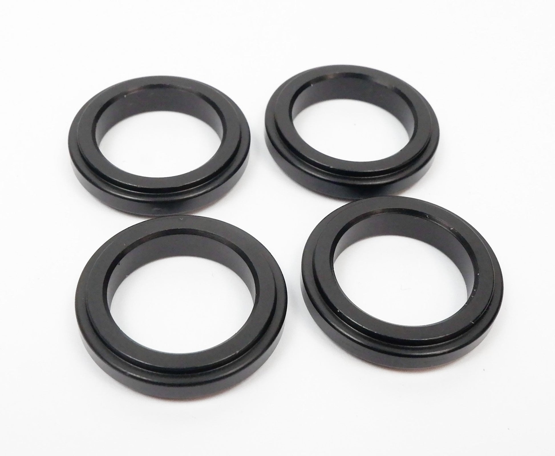 Set of 4 17mm x 5mm Aluminium Universal Stub Axle Spacers - Race Rally Supplies