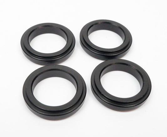 Set of 4 17mm x 5mm Aluminium Universal Stub Axle Spacers - Race Rally Supplies