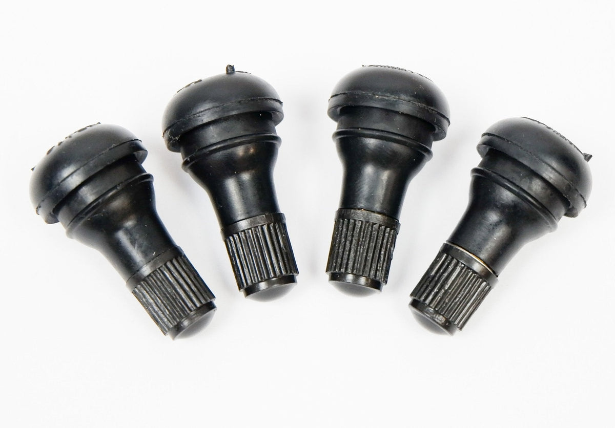 Set of 4 Short Snap In Wheel / Tyre Valves - Race Rally Supplies