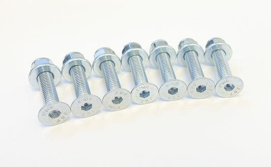 Set of 7 M6 Countersunk Bolt Set for Chassis Protectors - Race Rally Supplies