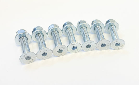 Set of 7 M6 Countersunk Bolt Set for Chassis Protectors - Race Rally Supplies