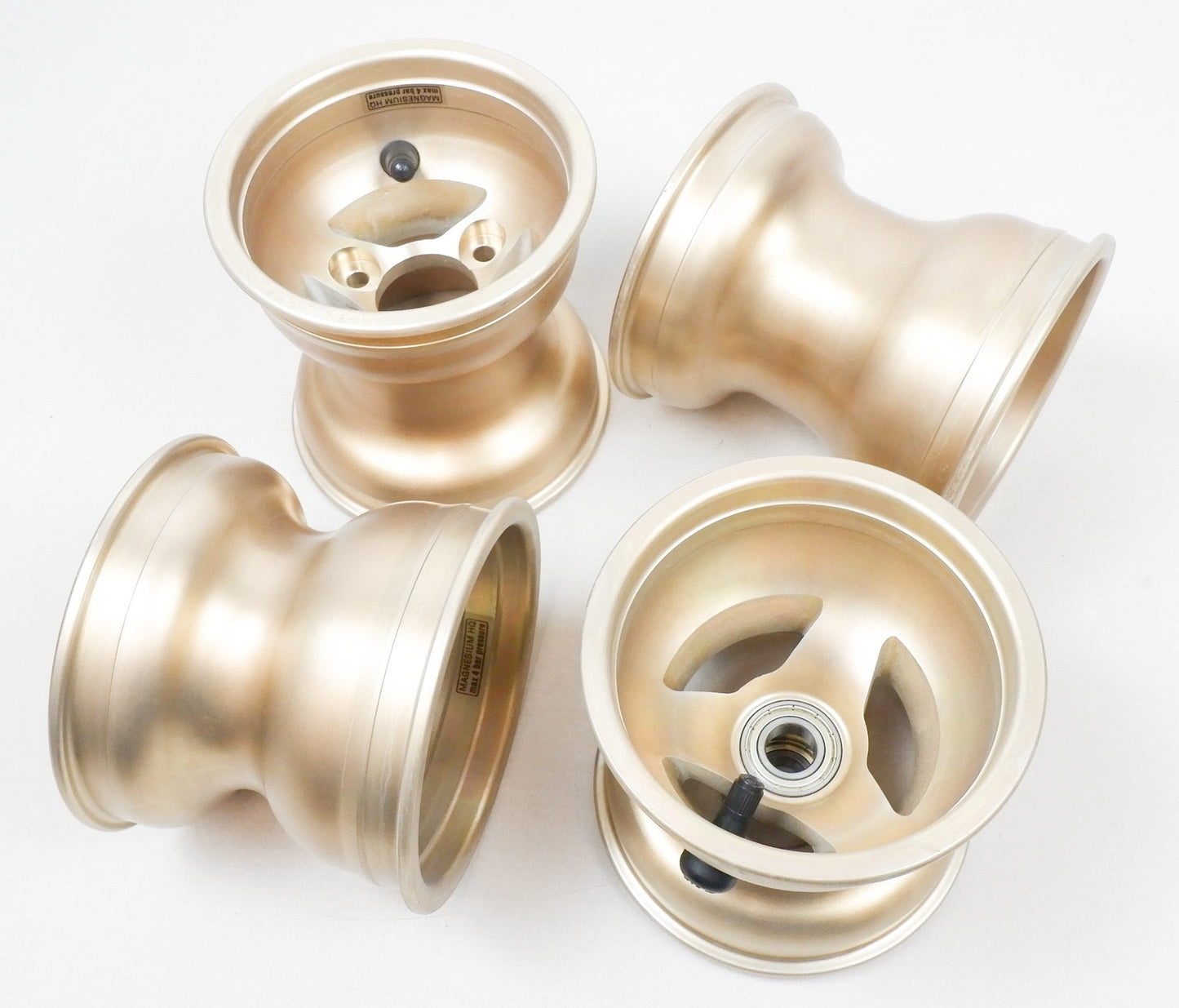 Set of Full Magnesium 115 / 140mm Cadet 950 Wheel Rims - Race Rally Supplies