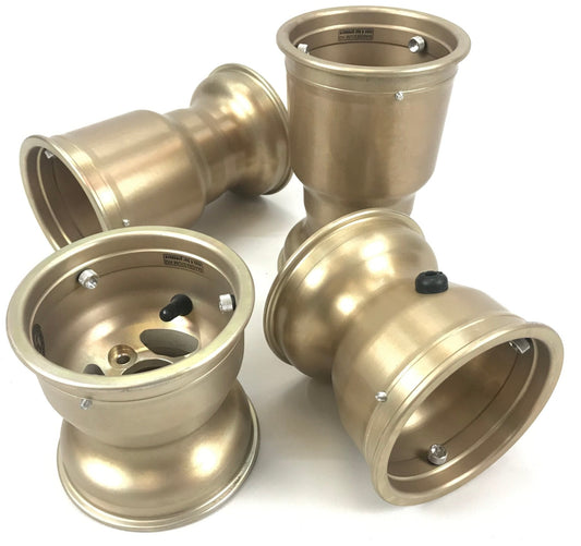 Set of Full Magnesium 132 / 212mm Slick Wheel Rims - Race Rally Supplies