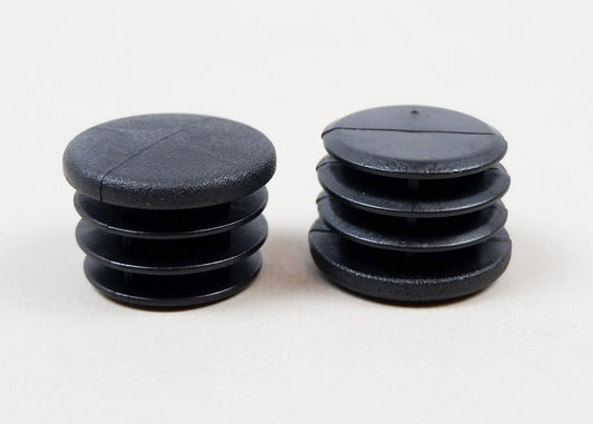 Set of Two Black Chassis Plugs / Inserts 30mm - Race Rally Supplies