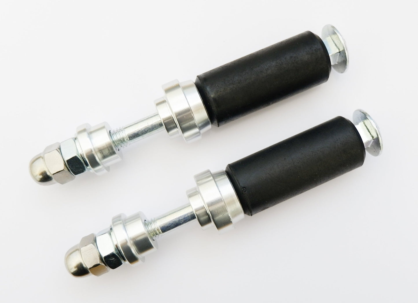 Silver 28mm Cadet Kart Chassis Complete Rear Bumper Bolt Fixing Set - Race Rally Supplies