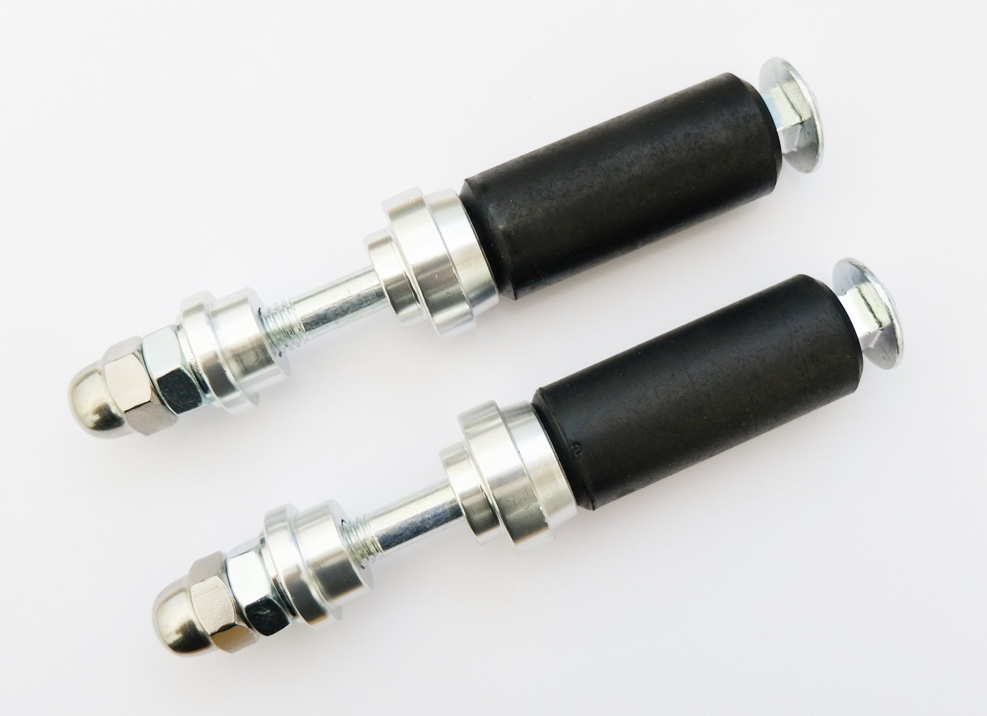 Silver 28mm Cadet Kart Chassis Complete Rear Bumper Bolt Fixing Set - Race Rally Supplies