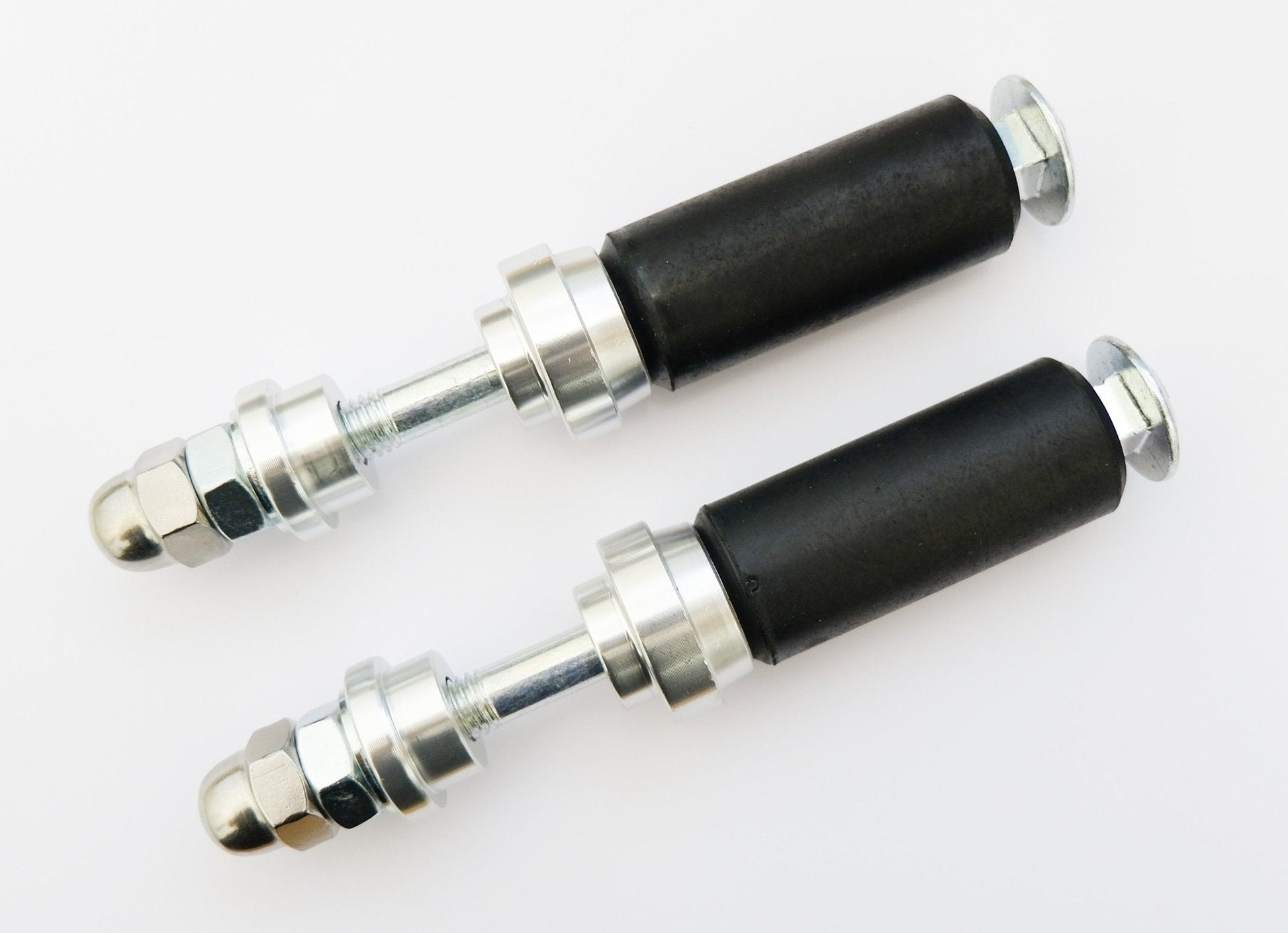Silver 28mm Cadet Kart Chassis Complete Rear Bumper Bolt Fixing Set - Race Rally Supplies