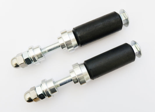 Silver 30mm Chassis Complete Rear Bumper Bolt Set - Race Rally Supplies