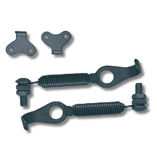 Spring Fasteners (Pair) – Motorsport-Grade Strength Black Finish - Race Rally Supplies