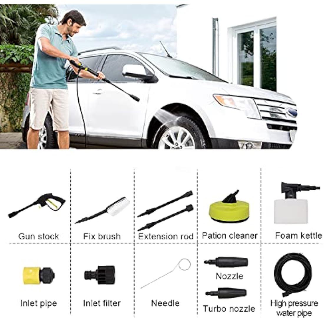 Stream 1650 W Jet Pressure Washer – 135 Bar, 420 L/h, Portable for Race Cars, Service Areas & Paddocks - Race Rally Supplies