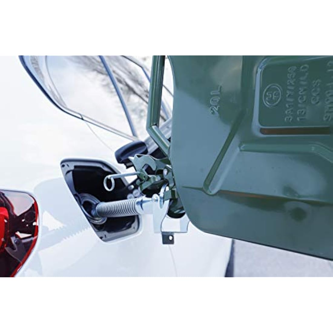 Streetwize - 20L Metal Jerry Can, Green - Fuel Storage, Petrol Can, Diesel Can, Water Storage Container (SWJC20) RRS Store