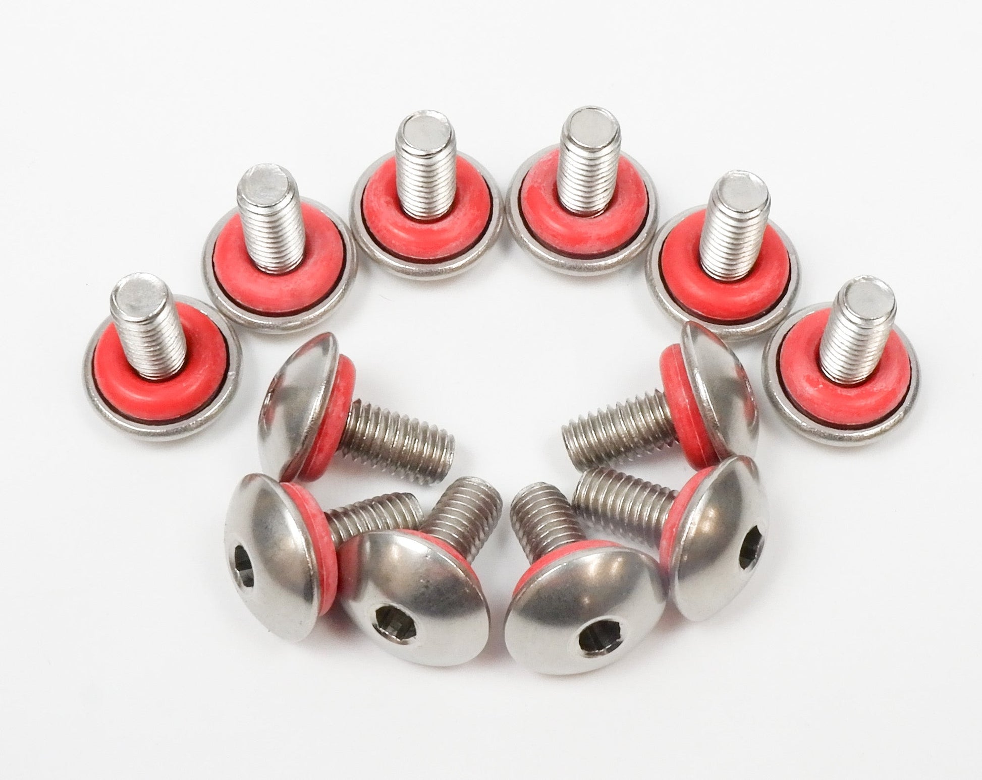 Title FLASH 900 Stainless Steel Wheel Bead Locks – M5 Thread (Set of 12) - Race Rally Supplies
