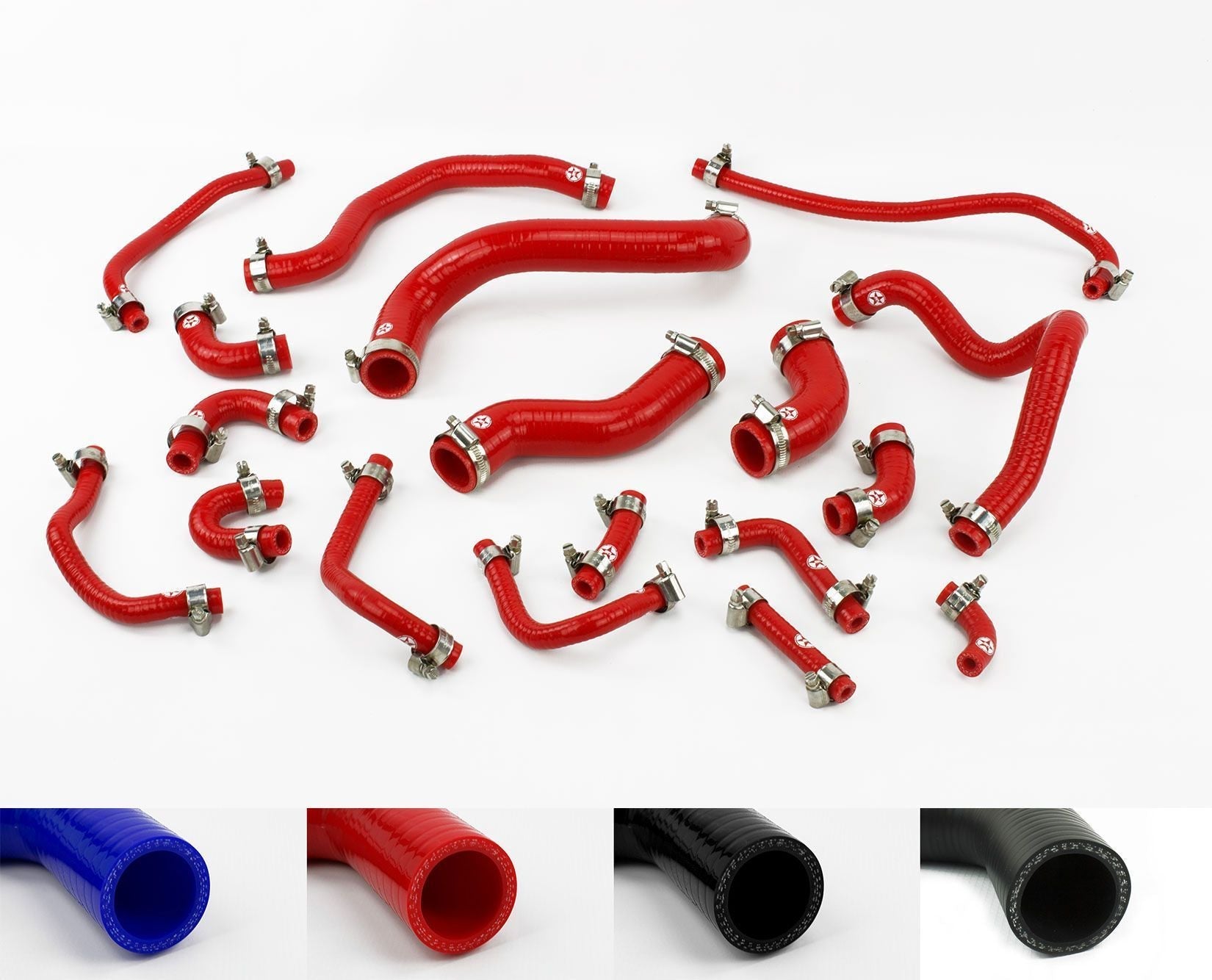 Toyota Celica GT4 ST185 Silicone Radiator Coolant Hose Kit - Race Rally Supplies