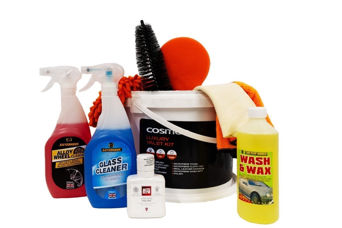Ultimate Valet Bucket Kit: Complete Car Cleaning Essentials for a Showroom Shine - Race Rally Supplies