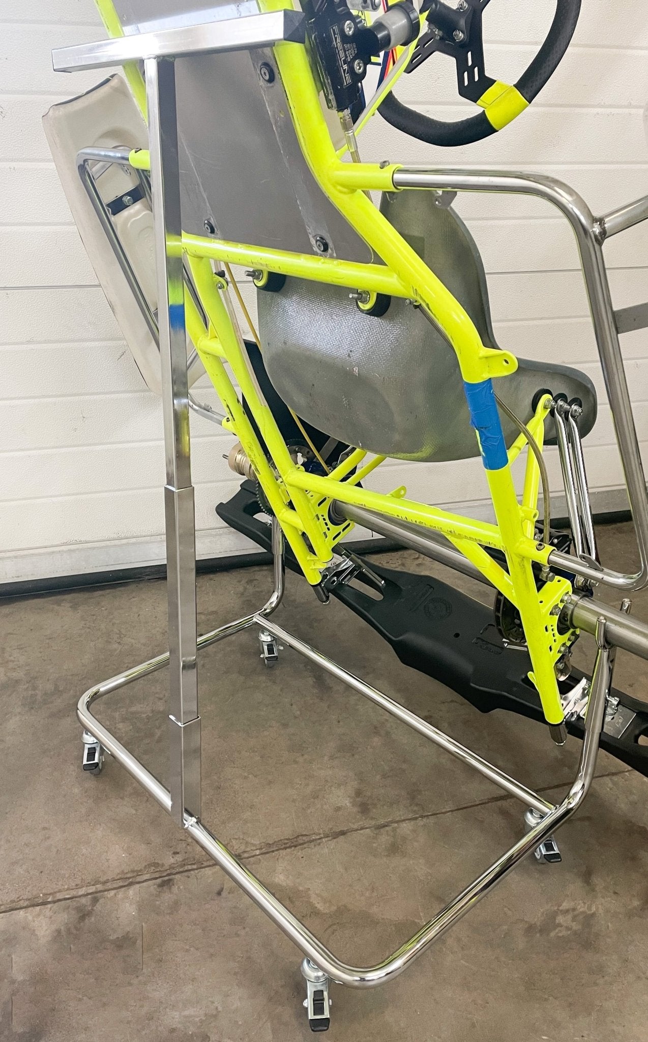 Upright Kart Storage Workshop Space Saving Stand - Race Rally Supplies