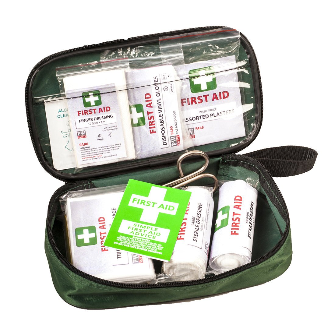 Vehicle First Aid Kit - 16 Pieces - Race Rally Supplies
