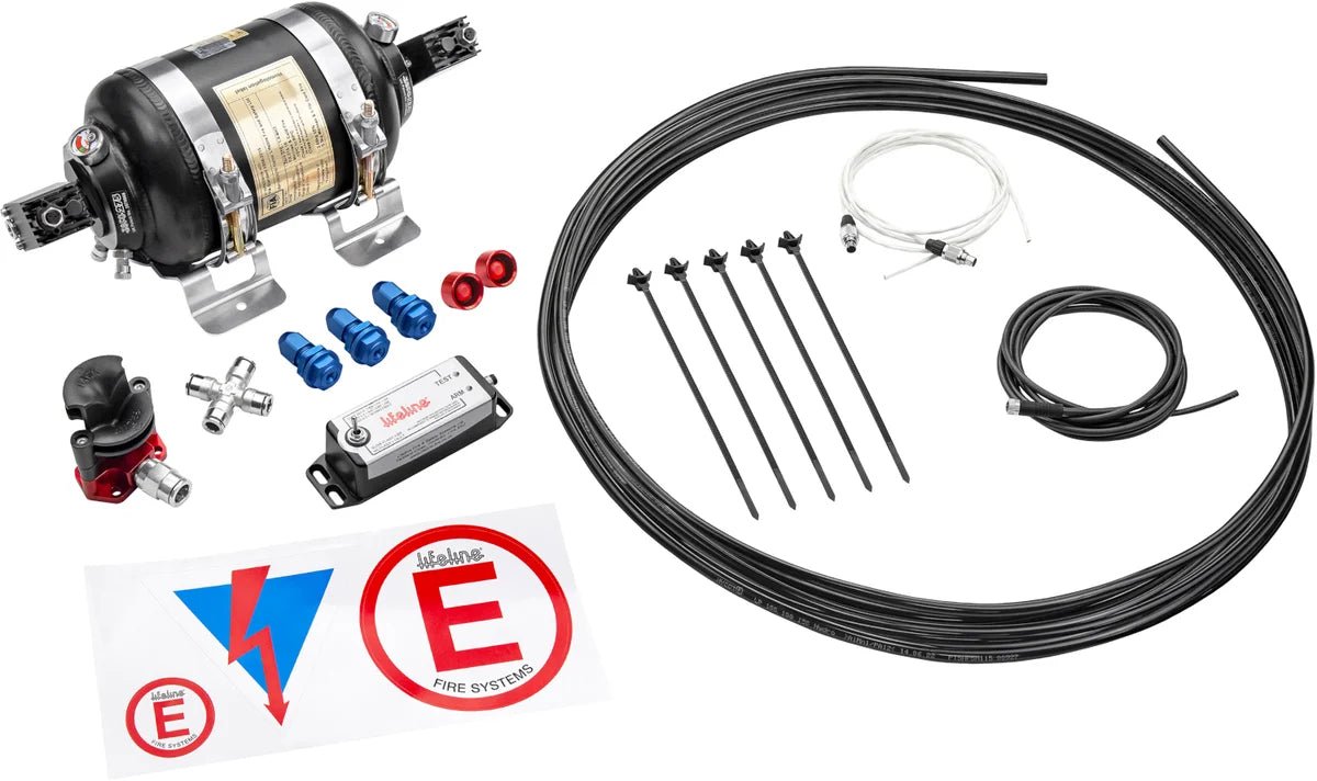 ZERO® 275 - The lightest and most compact FIA 8865 - 2015 extinguisher - Black - Race Rally Supplies